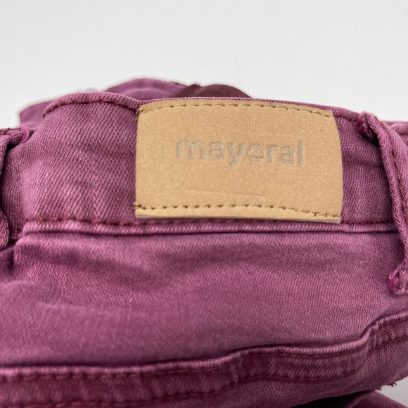 MAYORAL: Purple Jeans with Embellishments, Size 8 - Picture 6 of 7
